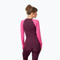 Completo di biancheria termica da donna KARI TRAA Kaia wine 4