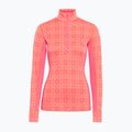 Felpa termica donna KARI TRAA Rose Half Zip bubblegum