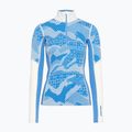 Felpa termica donna KARI TRAA Olea Half Zip ocean 5