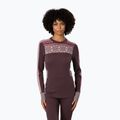 Felpa termica donna KARI TRAA Ines cocoa powder