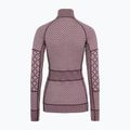 Felpa termica donna KARI TRAA Smekker Half Zip cocoa powder 5