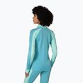 Felpa termica donna KARI TRAA Mila Half Zip blue lagoon 3