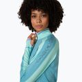 Felpa termica donna KARI TRAA Mila Half Zip blue lagoon 4
