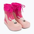 Stivali per bambini Viking Footwear Alv Barefoot Paw Print rosa chiaro/magenta 10