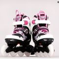 Pattini a rotelle per bambini FILA J-One G nero/bianco/rosa 13