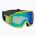 Smith Squad occhiali da sci giallo neon/chromapop verde quotidiano a specchio 2