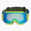 Smith Squad occhiali da sci giallo neon/chromapop verde quotidiano a specchio 3