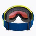Smith Squad occhiali da sci giallo neon/chromapop verde quotidiano a specchio 4