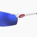 Occhiali da sole per bambini Under Armour 7001/S S3 bianco opaco/blu multistrato oleofobico 7