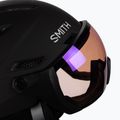 Casco da sci Smith Survey nero opaco/rosa flash 6