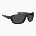 Occhiali da sole da uomo Under Armour Recon nero opaco/grigio oleofobico