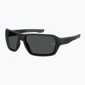 Occhiali da sole da uomo Under Armour Recon nero opaco/grigio oleofobico 2