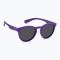 Occhiali da sole Polaroid PLD 8048/S lilla viola/grigio polarizzati per bambini