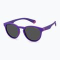 Occhiali da sole Polaroid PLD 8048/S lilla viola/grigio polarizzati per bambini 2