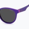 Occhiali da sole Polaroid PLD 8048/S lilla viola/grigio polarizzati per bambini 5