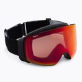 Smith 4D Mag nero/cromapop fotocromatico rosso specchio occhiali da sci