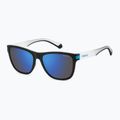 Occhiali da sole Polaroid PLD 2138/S nero opaco blu/specchio blu polarizzati 2