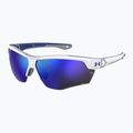 Occhiali da sole Under Armour Yard Dual S3 bianco opaco blu/blu multistrato oleofobico 2