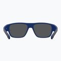 Occhiali da sole da uomo Under Armour Scorcher nero opaco/blu sky mirror 4