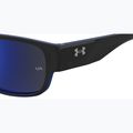 Occhiali da sole da uomo Under Armour Scorcher nero opaco/blu sky mirror 7
