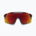 Occhiali da sole Smith Attack MAG MTB nero opaco/rosso cromapop a specchio 2