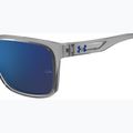 Occhiali da sole da uomo Under Armour Assist 2 grigio blu/grigio blu multistrato polarizzati 7