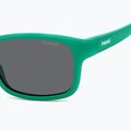 Occhiali da sole Polaroid PLD K008/S verde opaco/grigio polarizzati per bambini 5