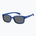 Occhiali da sole Polaroid PLD K008/S blu opaco/grigio polarizzati per bambini 2