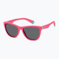 Occhiali da sole Polaroid PLD 8056/S rosa opaco/grigio polarizzati per bambini 2