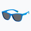 Occhiali da sole Polaroid PLD 8056/S blu opaco/grigio polarizzato per bambini 2