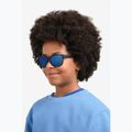 Occhiali da sole Polaroid PLD 8057/S nero opaco/blu specchiato polarizzati per bambini 7