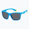 Occhiali da sole Polaroid PLD 8057/S blu opaco/grigio polarizzato per bambini 2