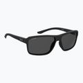 Occhiali da sole da uomo Under Armour Kickoff S3 nero opaco/grigio polarizzato