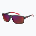 Occhiali da sole Under Armour Kickoff S3 grigio rosso/grigio infrarossi da uomo 2