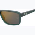 Occhiali da sole da uomo Under Armour Kickoff S3 crystal teal/copper mirror 7
