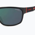 Carrera 4018/S occhiali da sole da uomo nero opaco rosso/verde grigio ad alto contrasto antiriflesso 6