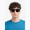 Carrera 4018/S occhiali da sole da uomo nero opaco rosso/verde grigio ad alto contrasto antiriflesso 7