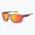 Occhiali da sole Carrera 4018/S grigio arancio/rosso multistrato da uomo 2