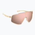Carrera 4017/S occhiali da sole multistrato beige cristallo/oro rosa da uomo