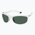 Occhiali da sole Polaroid PLD 2154/S bianco opaco/verde polarizzato 2