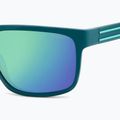 Polaroid PLD 2157/S occhiali da sole da uomo polarizzati con specchio opaco verde acqua/grigio 5