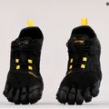 Scarpe da corsa Vibram FiveFingers V-Trail 2.0 da uomo, nero/giallo 9