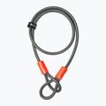Kryptonite Kryptolok Standard U-Lock + cavo Kryptoflex nero/grigio lucchetto per bicicletta 4