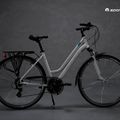 Bicicletta da trekking da donna Romet Gazela 1 bianco/azzurro 10