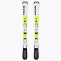 Sci da discesa per bambini HEAD Supershape Team Easy Jrs + attacchi Jrs 4.5 nero/giallo/bianco