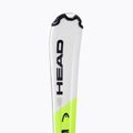 Sci da discesa per bambini HEAD Supershape Team Easy Jrs + attacchi Jrs 4.5 nero/giallo/bianco 8