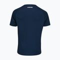 Camicia da tennis HEAD Topspin da uomo blu scuro/print vision 3