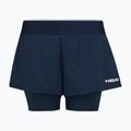Pantaloncini da tennis HEAD Dynamic da donna blu scuro