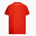Maglietta da tennis HEAD Topspin tangerine/print vision per bambini 2