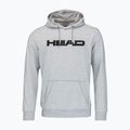 Felpa da tennis da uomo HEAD Club Byron Hoodie grigio/melange